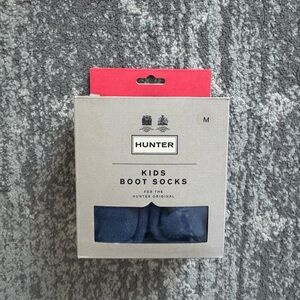 Hunter Kids Boot Socks - M - Peak Blue